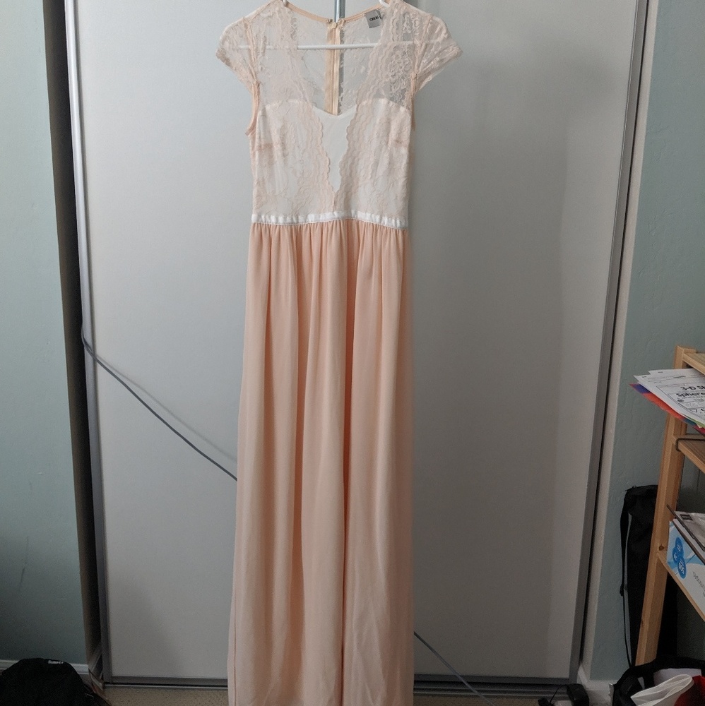 Asos Peach Lace dress